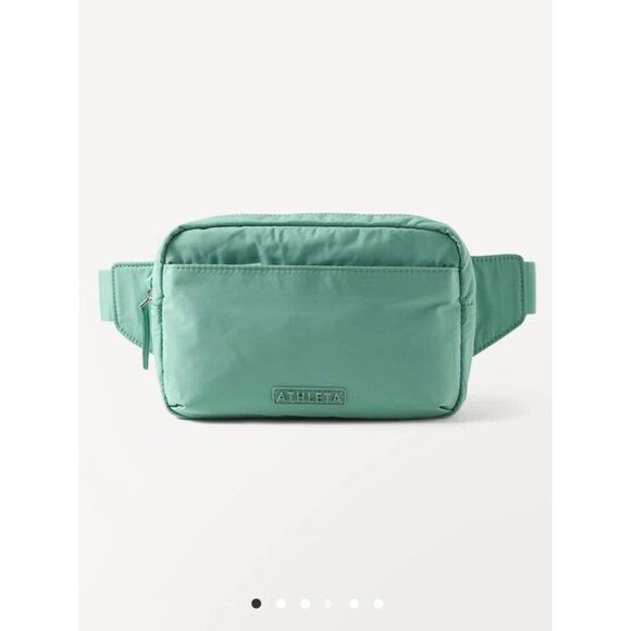 Athleta Handbags - Athleta All About Large Crossbody Belt Bag Juniper Green